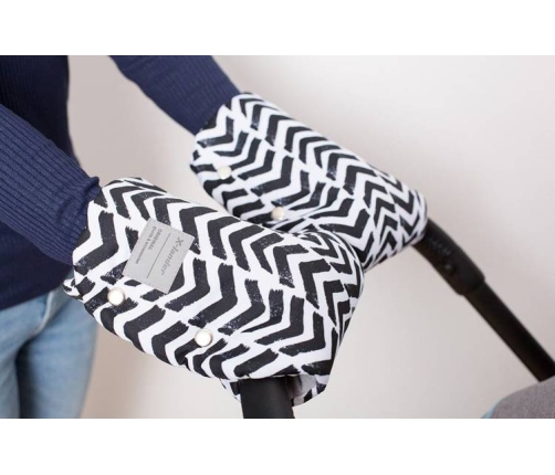 X-Lander X-Muff Art Frenzy Zebra Муфта-варежки для коляски