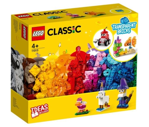 LEGO Classic 11013 Kreatywne Przezroczyste Klocki