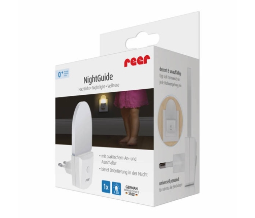 REER Lampka Nocna NightGuide LED Przycisk On/ Off