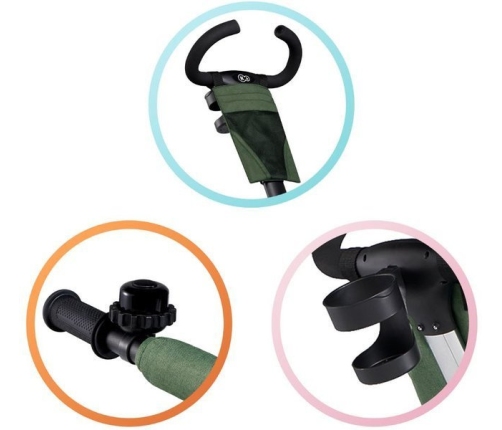 Kinderkraft Spinstep Rowerek Trójkołowy Pastel Green