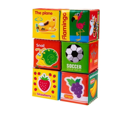 Bocioland Miękkie Klocki Edukacyjne Język Angielski BL015