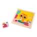 Janod Puzzle Drewniane 9 Elementów 18m+ Kotek Orzeszek