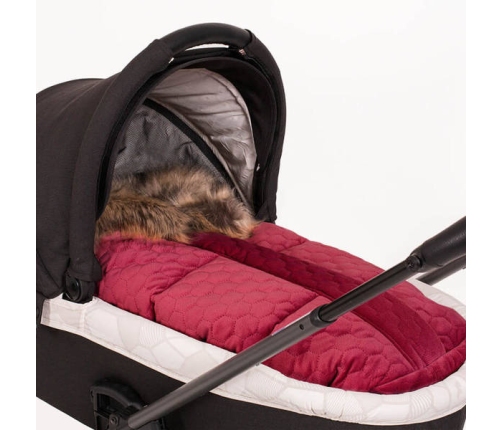 X-Lander X-Cuddle Velvet Silver Bērnu ratu guļammaiss