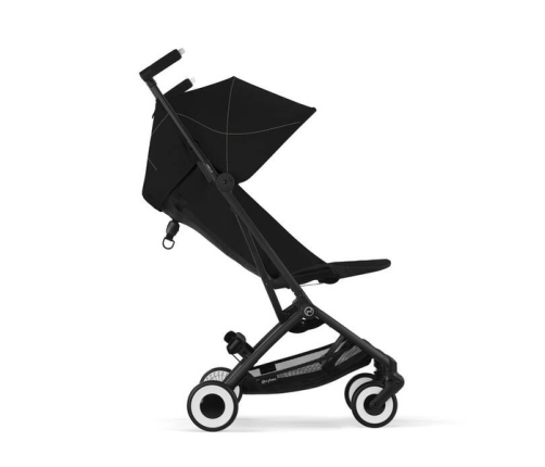 Cybex Libelle 2025 Magic Black Pastaigu rati + Cybex Aizsargbarjera