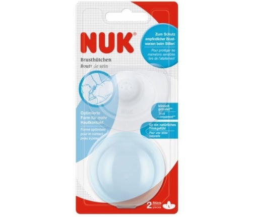 Nuk Silikonowe Osłonki Brodawek Sutkowych S 2 szt.
