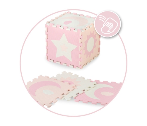 Momi Nebe Puzzle Piankowe Różowe