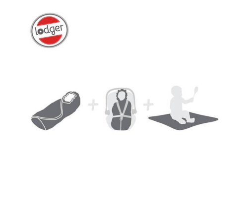 Lodger Polarowy Wielofunkcyjny Otulacz z Polaru Beżowy Teddy Beige