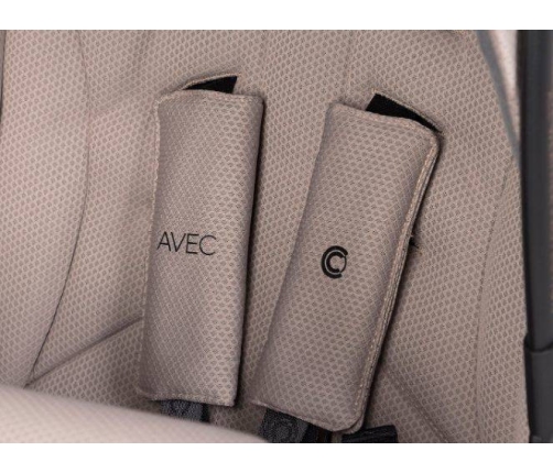 Cavoe Avec 2024 Wózek Głęboko-Spacerowy Bliźniaczy 2w1 Taupe