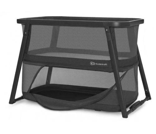 Kinderkraft Sofi Plus Łóżeczko Turystyczne z Funkcją Kojca Grey