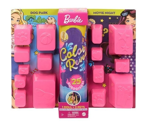 Barbie Lalka Kolorowa Maksiniespodzianka Ast. GPD54 - GPD56 GPD56