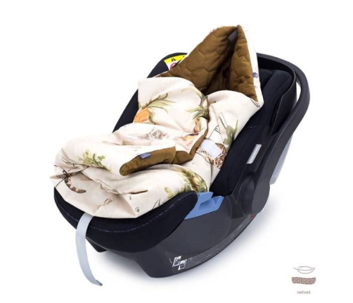 Makaszka Kocyk do Fotelika Meow Stories