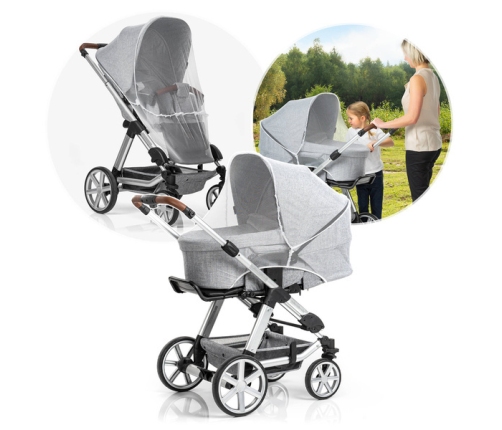 Reer Moskitiera do Wózka, Gondoli, Spacerówki 3w1 Biała