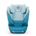 Cybex Solution S2 I-Fix Fotelik Samochodowy 15-50 kg Beach Blue 2023 + BabySafe Organizer + Babysafe Nakładka Na Pas