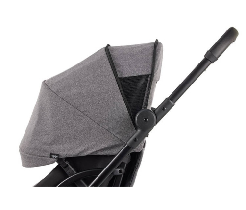 Mini by Easywalker Buggy Turn Kompaktowy Wózek Spacerowy z Obrotowym Siedziskiem 360 Soho Grey