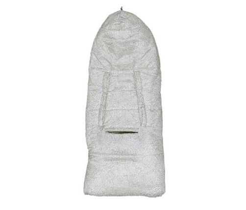 Lodger Wodoodporny Wielofunkcyjny Otulacz z Polarowym Wnętrzem Jasnobeżowy Szary Taslon Drizzle