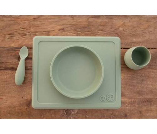 EZPZ Silikonowy Kubeczek Tiny Cup 60 Ml Pastelowa Zieleń