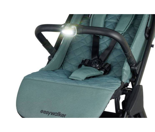 Easywalker Jackey XL Samoskładający się Wózek Spacerowy z Kołami XL Shadow Black