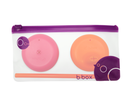 B.Box Nakładki silikonowe na szklankę Strawberry Shake