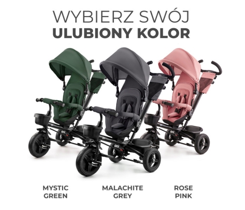 Kinderkraft Aveo Rowerek Trójkołowy Rose Pink