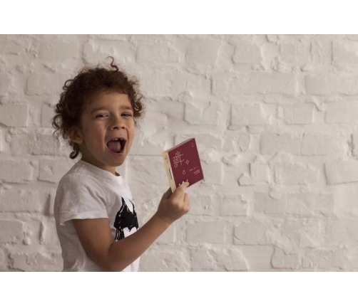 Drewniana Zabawka Kółko Krzyzyk Miłość Naturalny Babai XO-LOVE