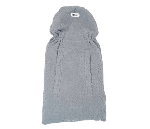 Lodger Polarowy Wielofunkcyjny Otulacz Do Fotelika Samochodowego Szary Fleece Drizzle