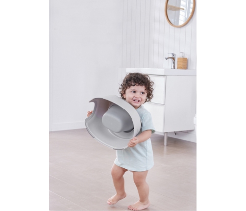 Ines&John Nocnik Dziecięcy z Wyjmowaną Wkładką Grey