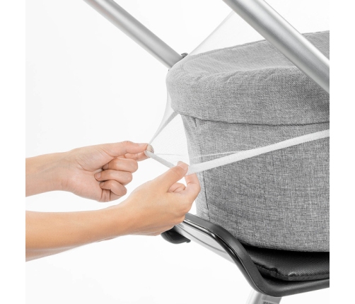 Reer Moskitiera do Wózka, Gondoli, Spacerówki 3w1 Biała