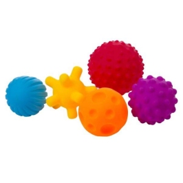 Bocioland Piłeczki Sensoryczne 5szt. BL036 Bocioland Piłeczki Sensoryczne 5szt. BL036