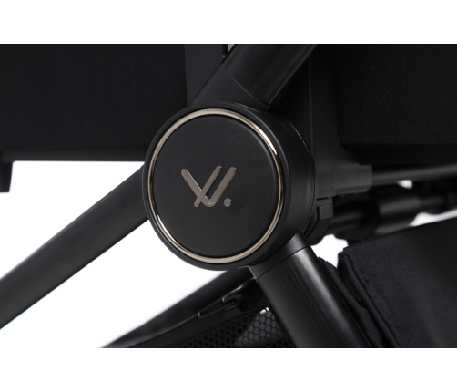 Muuvo Quick SE 2 Chromium Black Детская коляска 2в1