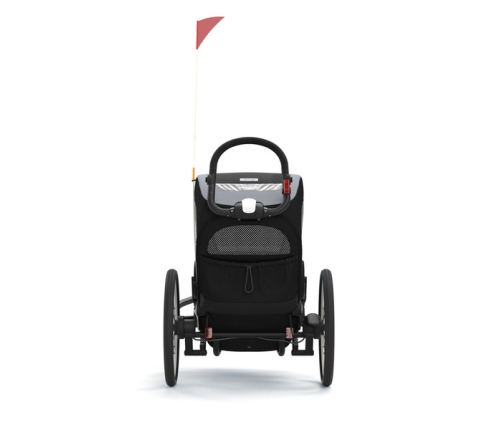 Cybex Zeno Bike All Black Спортивная коляска для бега Лыж - Велосипедный прицеп 4in1