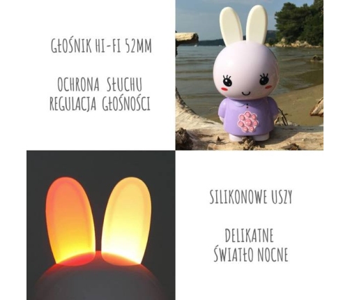 Alilo Honey Bunny Króliczek G6 Fioletowy
