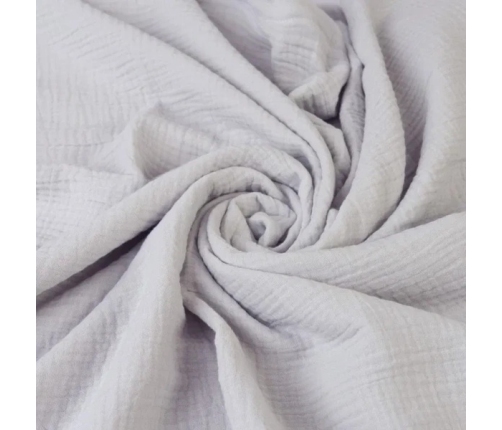 Baby Matex Prześcieradło z Gumką 60x120 Muślin Szare