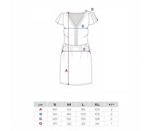 Eevi Linda Koszula Ciążowa Beżowa w Stokrotki Rozmiar XL