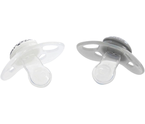 Twistshake Smoczek Uspokajający 6m+ Biało/Szare