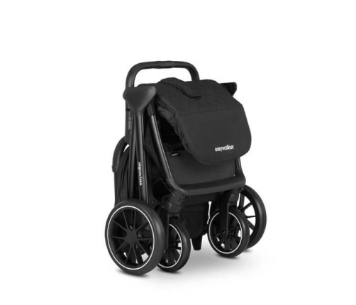 Easywalker Jackey XL Samoskładający się Wózek Spacerowy z Kołami XL Shadow Black
