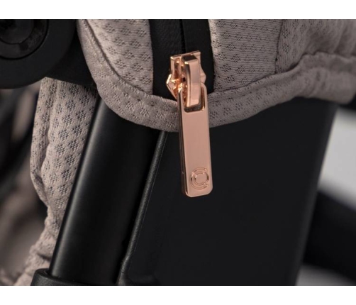 Cavoe Avec 2024 Wózek Głęboko-Spacerowy Bliźniaczy 2w1 Taupe