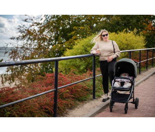 Espiro Wave 2023 Wózek Spacerowy 217 Anthracite Stone