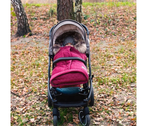 X-Lander X-Cuddle Velvet Silver Bērnu ratu guļammaiss