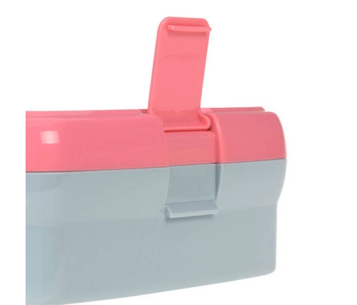 Lassig Zestaw Na Lunch Lunchbox + Butelka Tritanowa Bidon 460ml About Friends Dinozaur Różowy