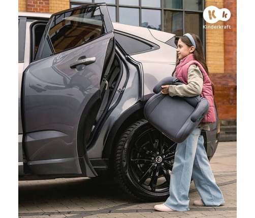 Kinderkraft i-Spark i-Size Fotelik Samochodowy 2w1 15-36 kg Pink