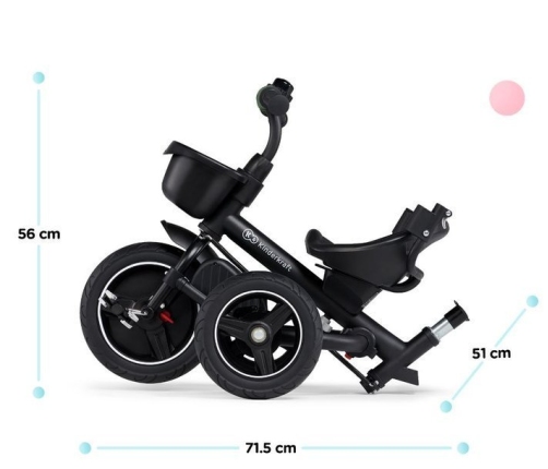 Kinderkraft Spinstep Rowerek Trójkołowy Pastel Green