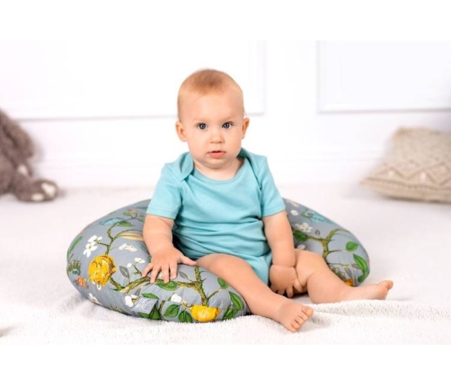 Poduszka gniazdko z nadrukiem PFG3  FM44 Grey