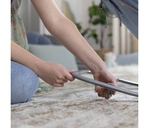 Ingenuity Happy Belly Rock-to-Bounce Parker Blue Шезлонг