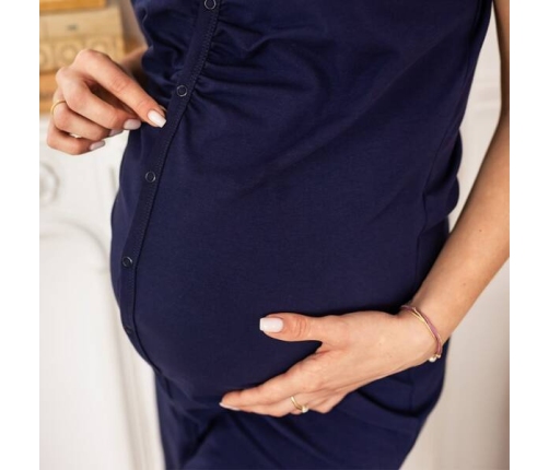 Eevi Mary Koszula Ciążowa Granatowa Rozmiar L
