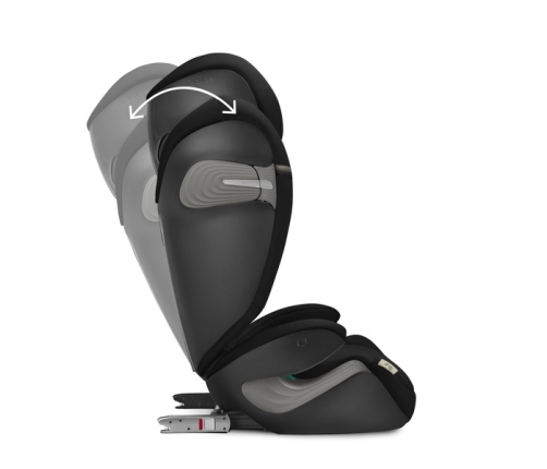 Cybex Solution S2 I-Fix Fotelik Samochodowy 15-50 kg Moon Black 2023 + BabySafe Organizer + Babysafe Nakładka Na Pas