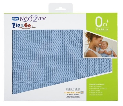 Chicco Dzianinowy Kocyk Ocean