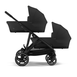 Cybex Gazelle S Moon Black Коляска для двойняшек
