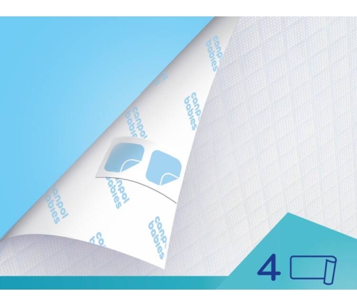 Canpol Jednorazowe Podkłady Higieniczne z Paskiem Samoprzylepnym 78/002new Zestaw 3 Sztuk