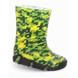 Zetpol Szuwarek Kalosze Dziecięce Zielono-Żółte rozmiar 21/22