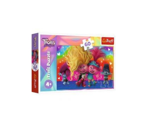 Trefl Puzzle 60 el. Przyjacielskie Trolle
